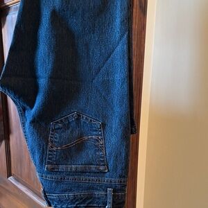 Charter Club Women's Straight Leg Dark Blue Denim Jeans